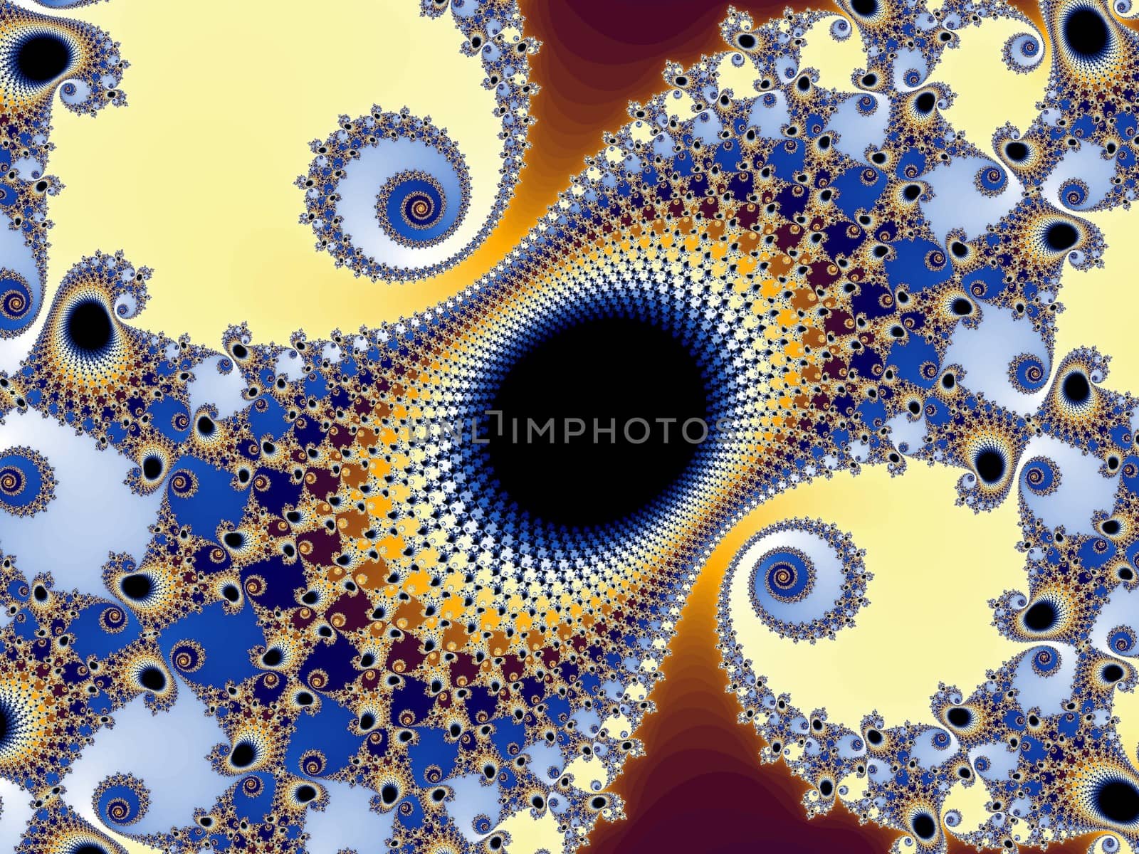 Digital computer graphic - rendering. Decorative fractal background in a bright colors for design.