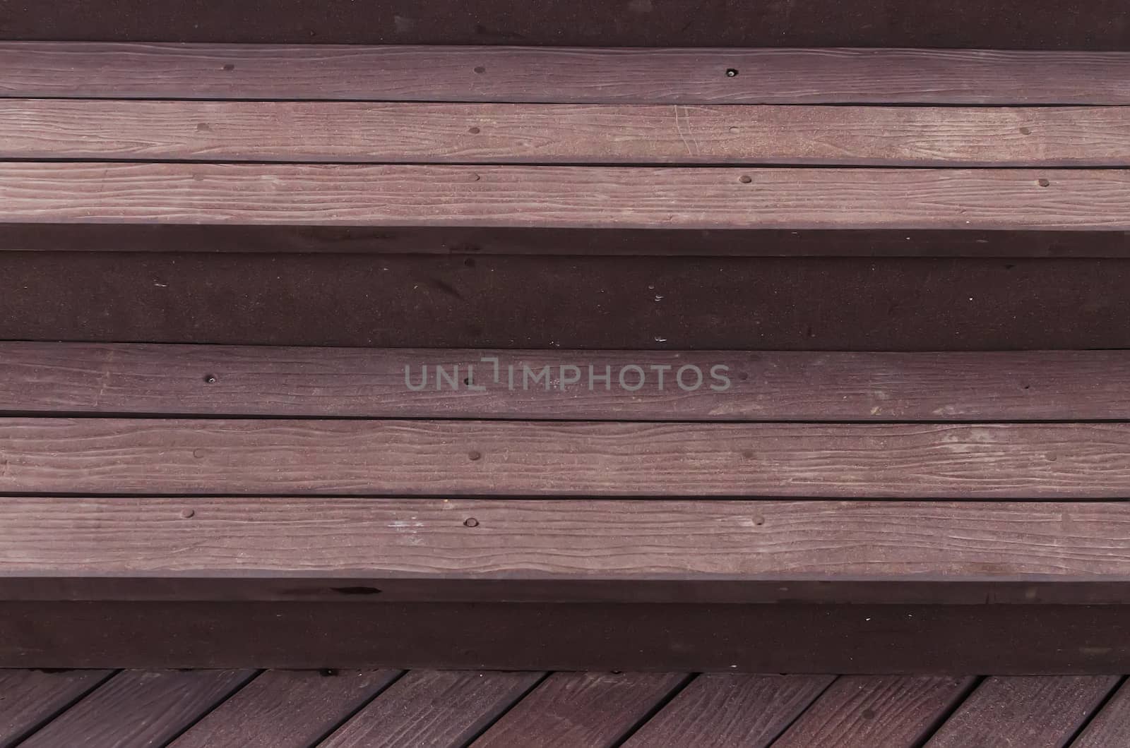 Brown wood plank wall texture background by nopparats