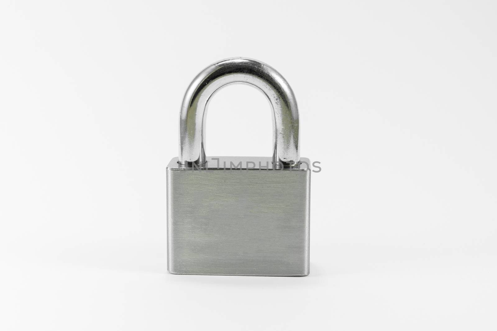 Metal lock on white background by nopparats