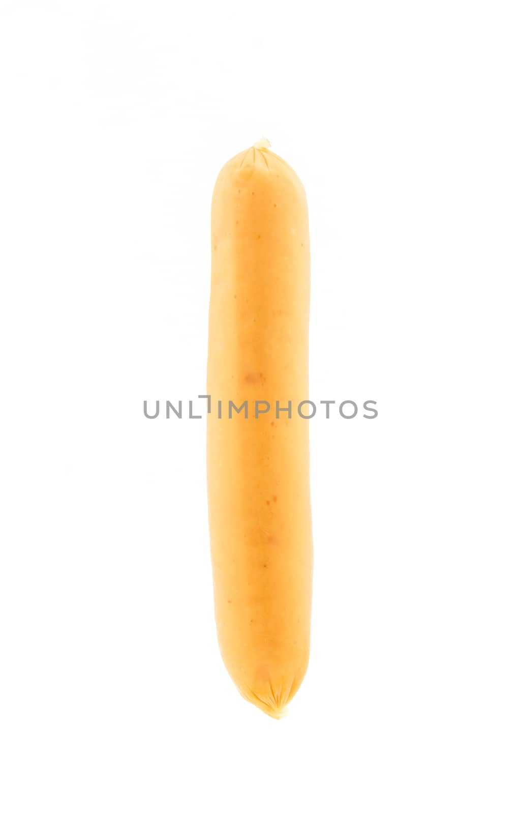 Sausage on white background by vitawin