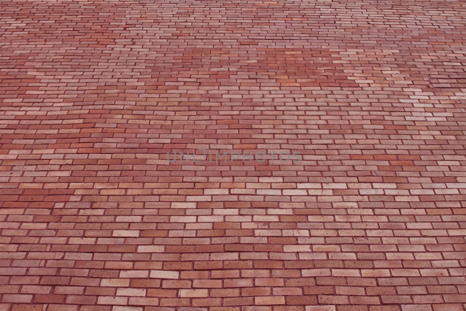 Red brick wall of a house in Thailand