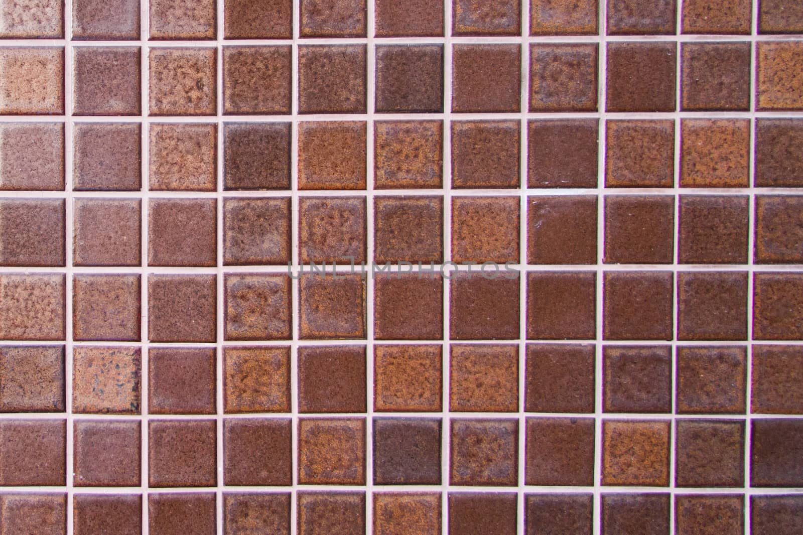 Tile wall background from mosaic.