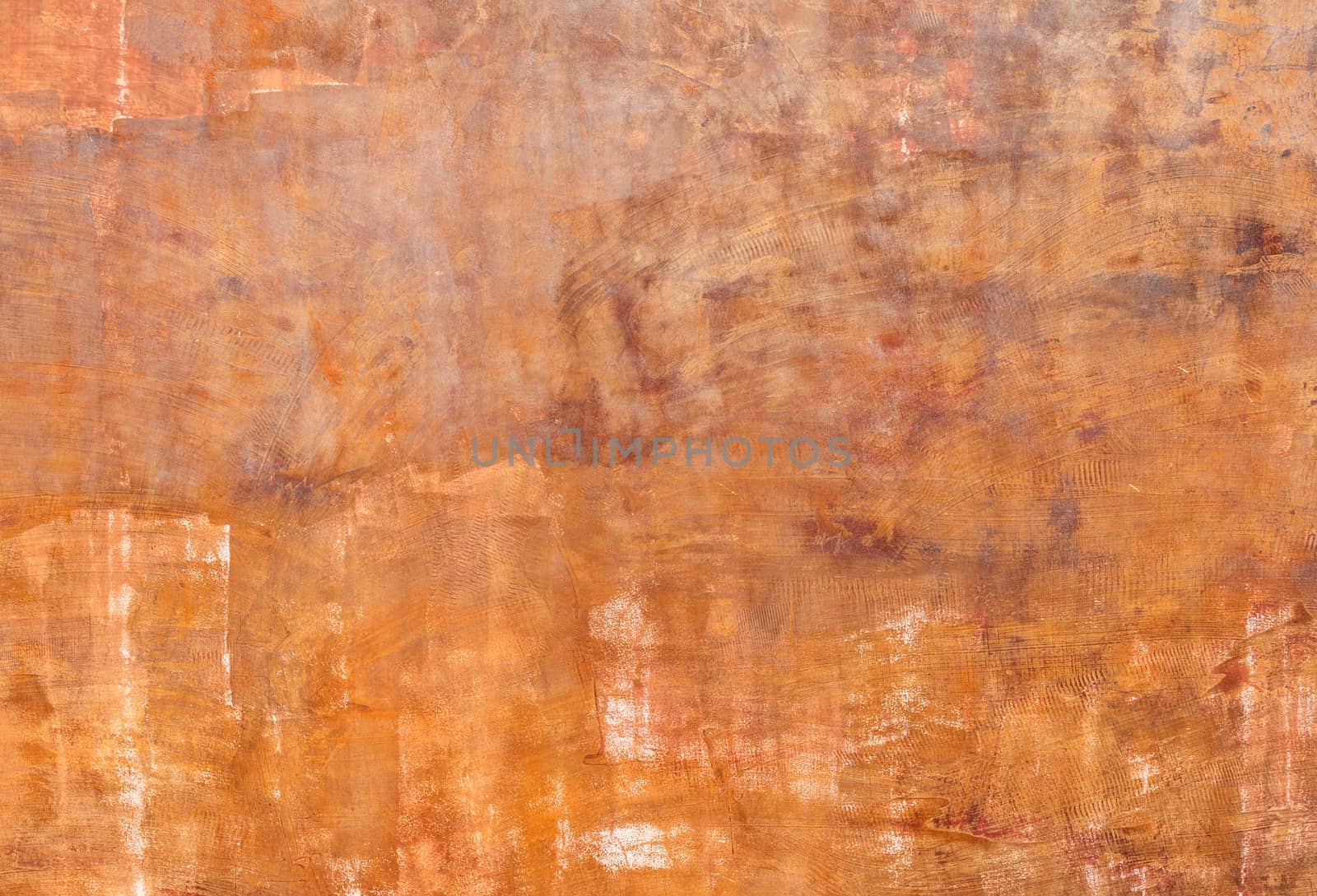 Grunge orange red wall background texture