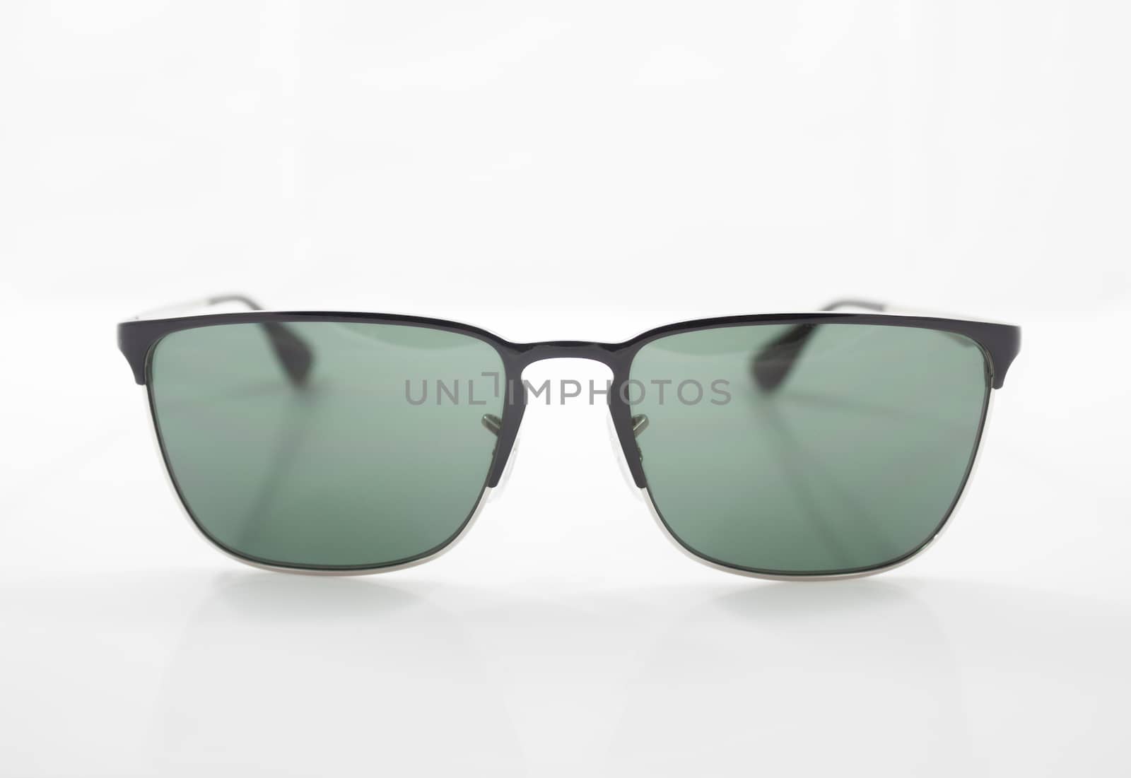 Classic sunglasses isolated on white background, stock photo