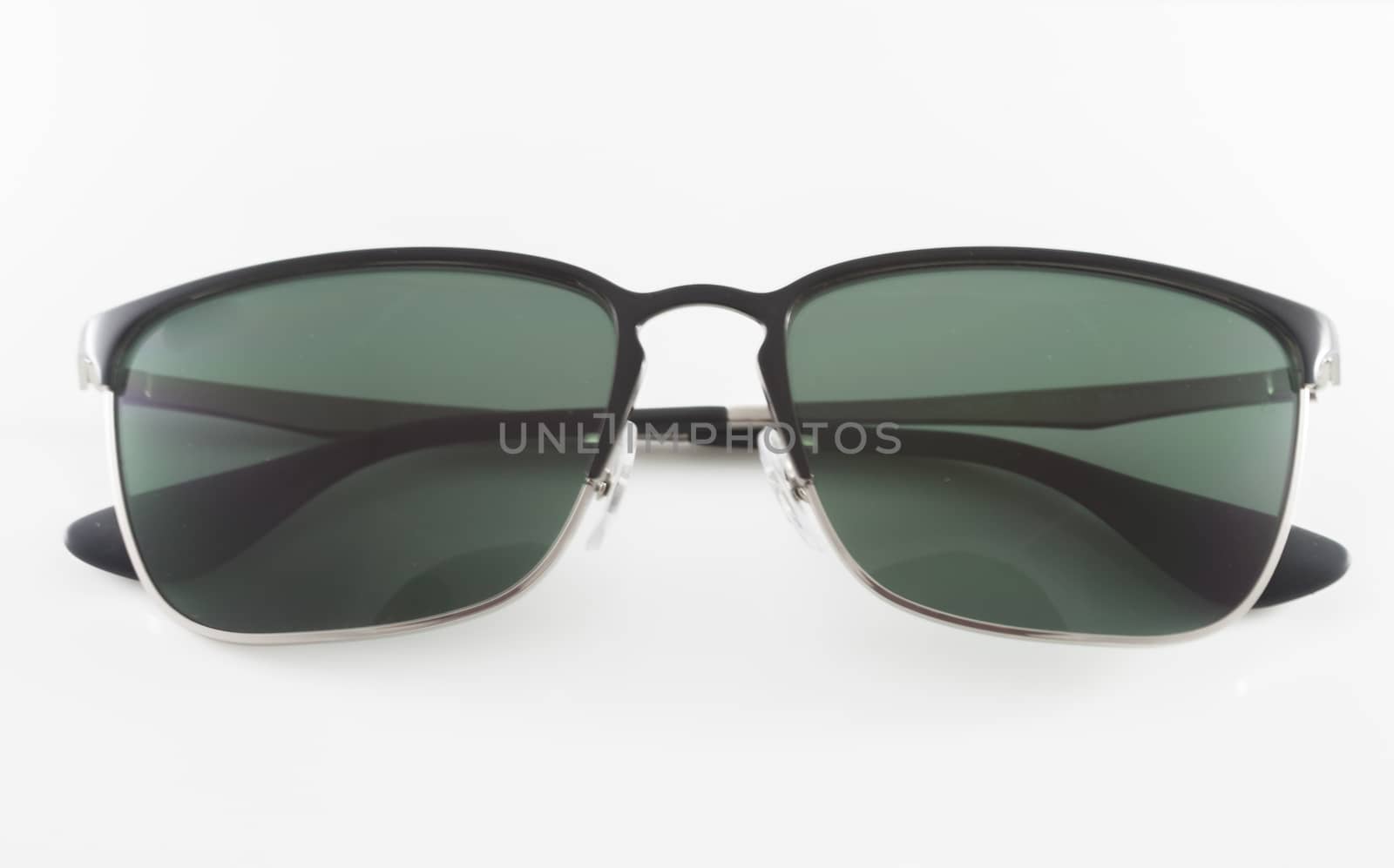 Famous style sunglasses isolated on white background, stock photo