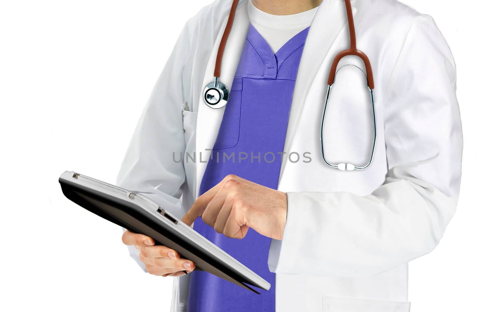 Doctor with Touch Pad