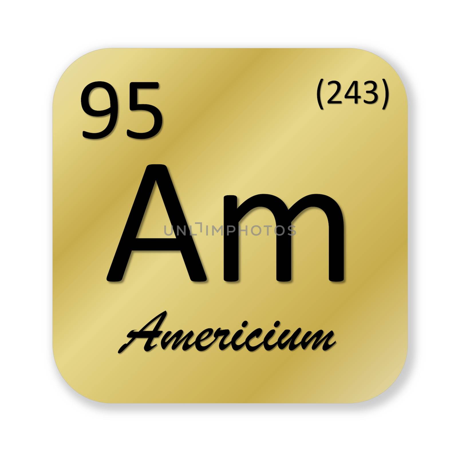 Americium element by Elenaphotos21