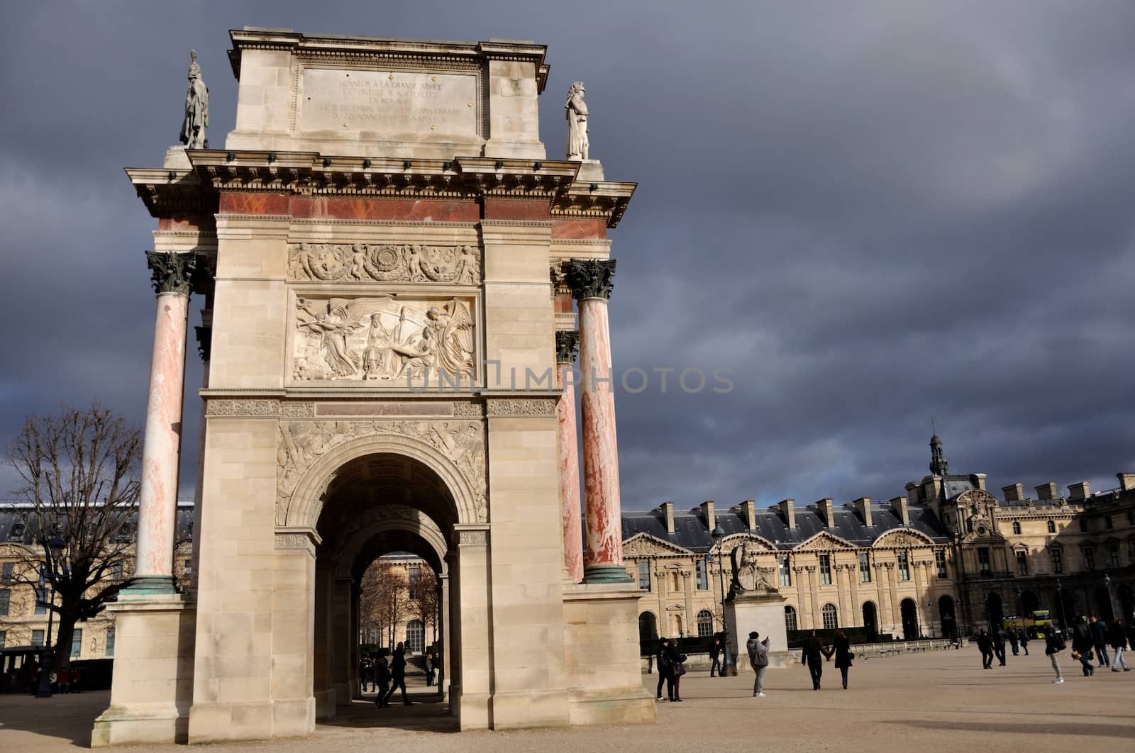 Carroussel arch in Paris