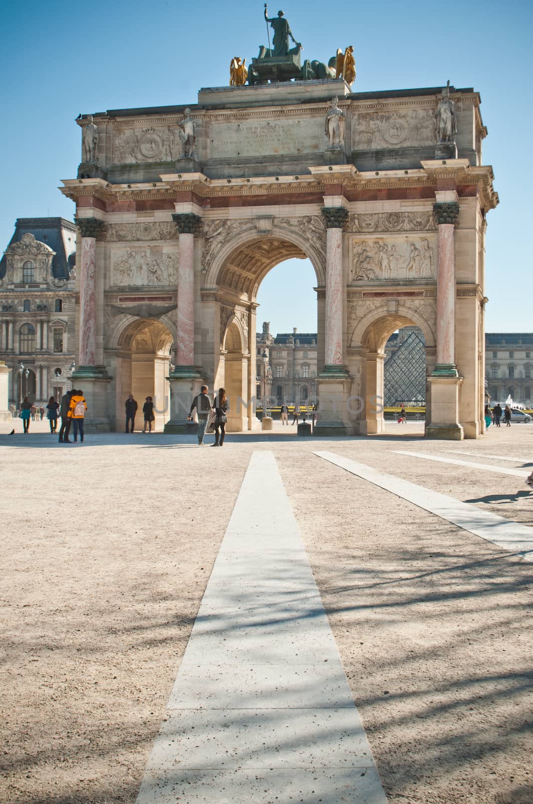 Carroussel arch in Paris