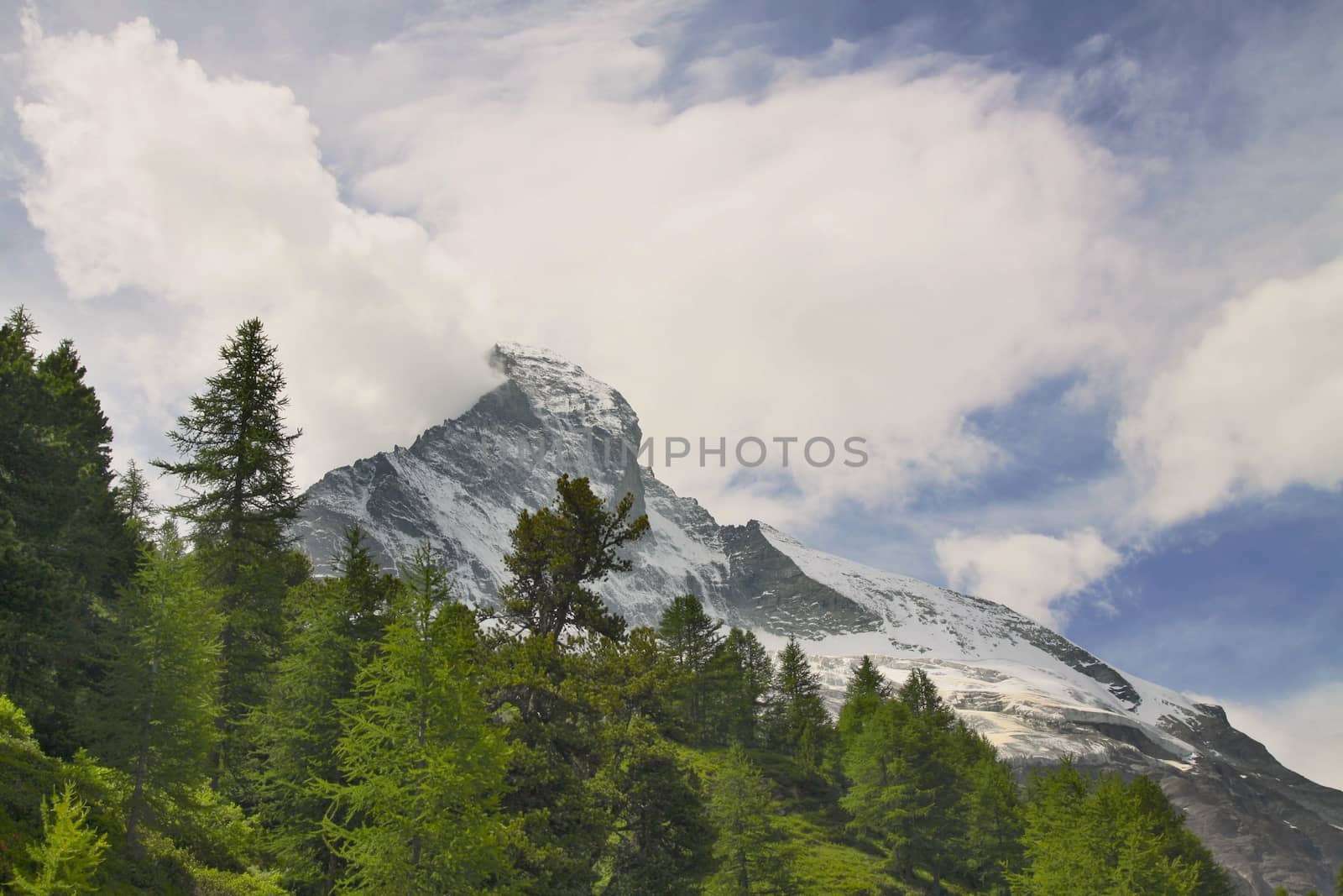 The Matterhorn has become emblem of the Swiss Alps. 