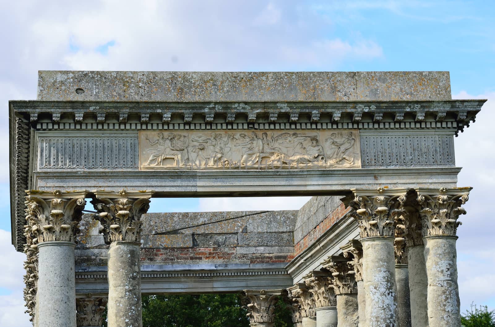 Roman folly in close up by pauws99