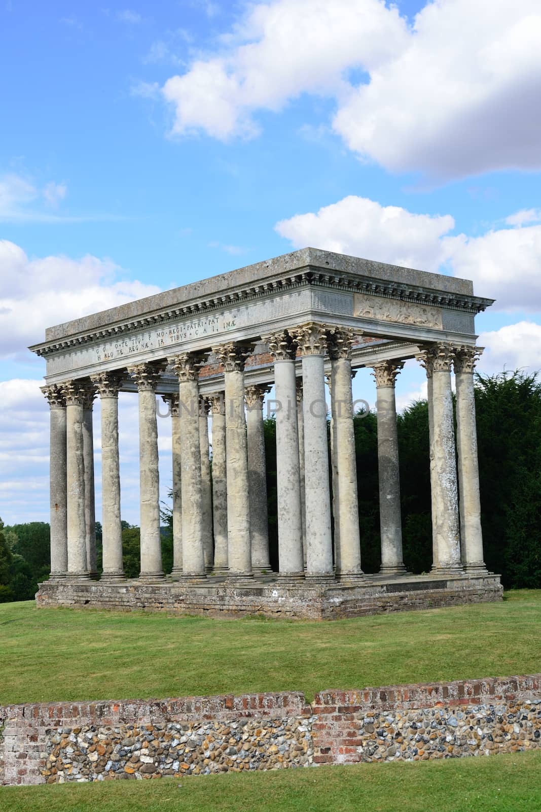 Roman folly in garden by pauws99