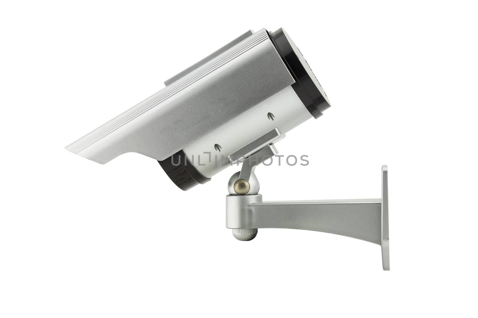 cctv(closed circuit television) camera isolated on white background