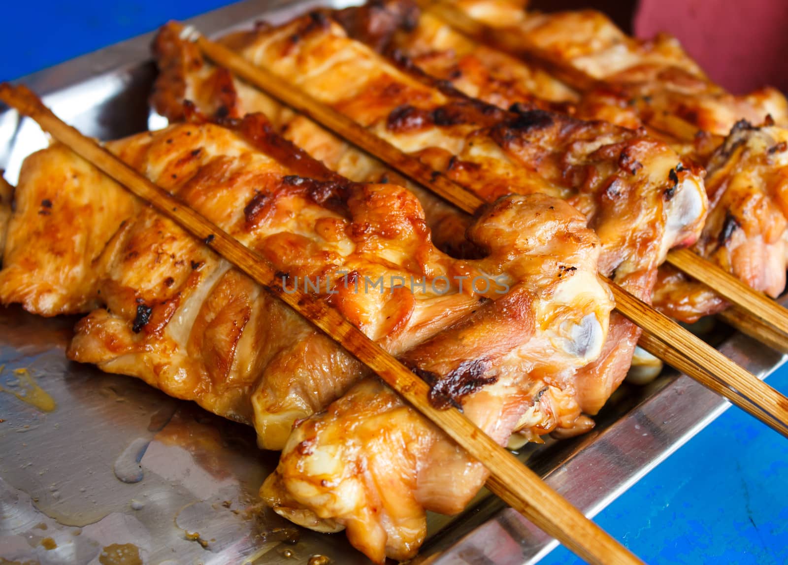 Hot grilled chicken (Thai style)