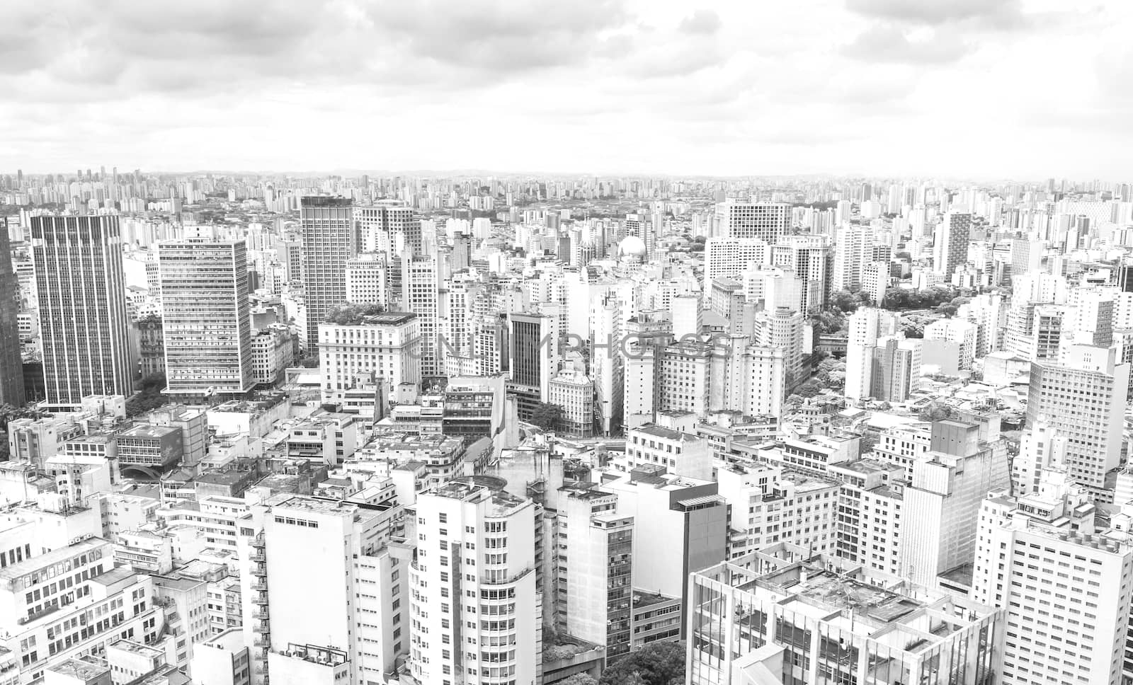 Aerial view of Sao Paulo, Brazil by gianliguori