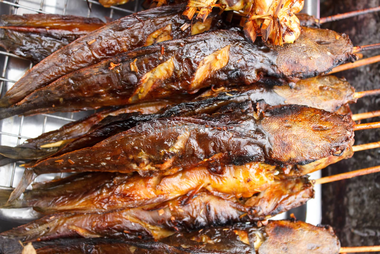 grilled walking catfish  (Thai style) by vitawin