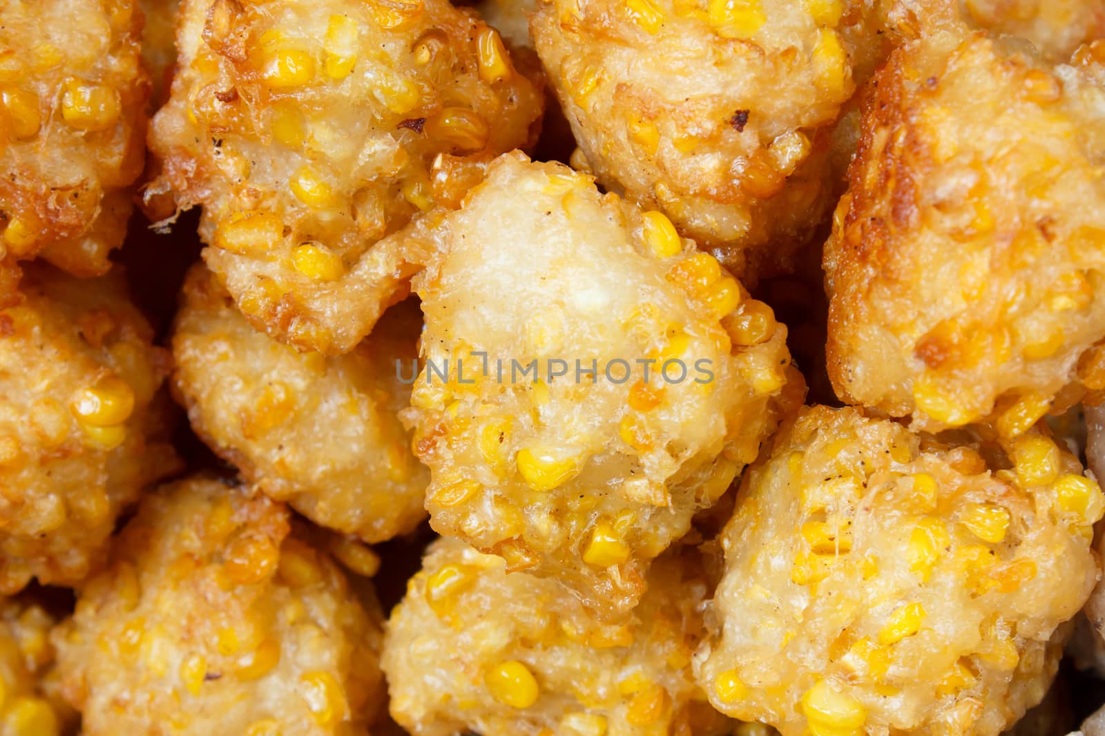 Crispy fried corn ball by vitawin