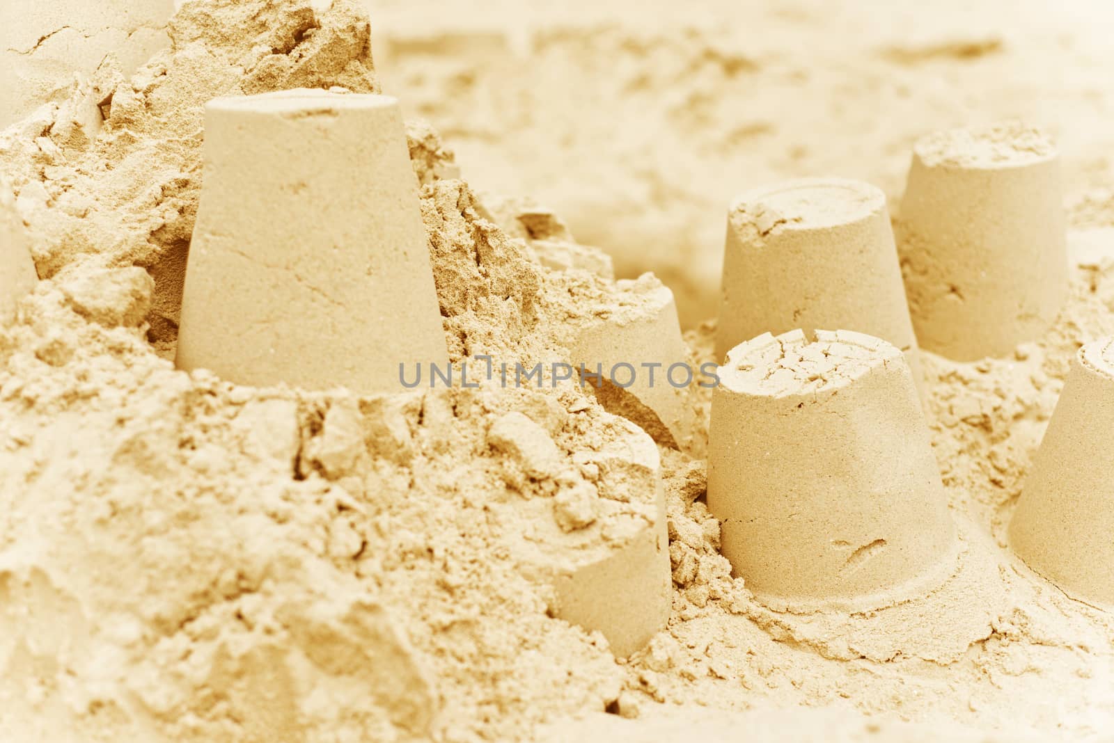 sandcastle background