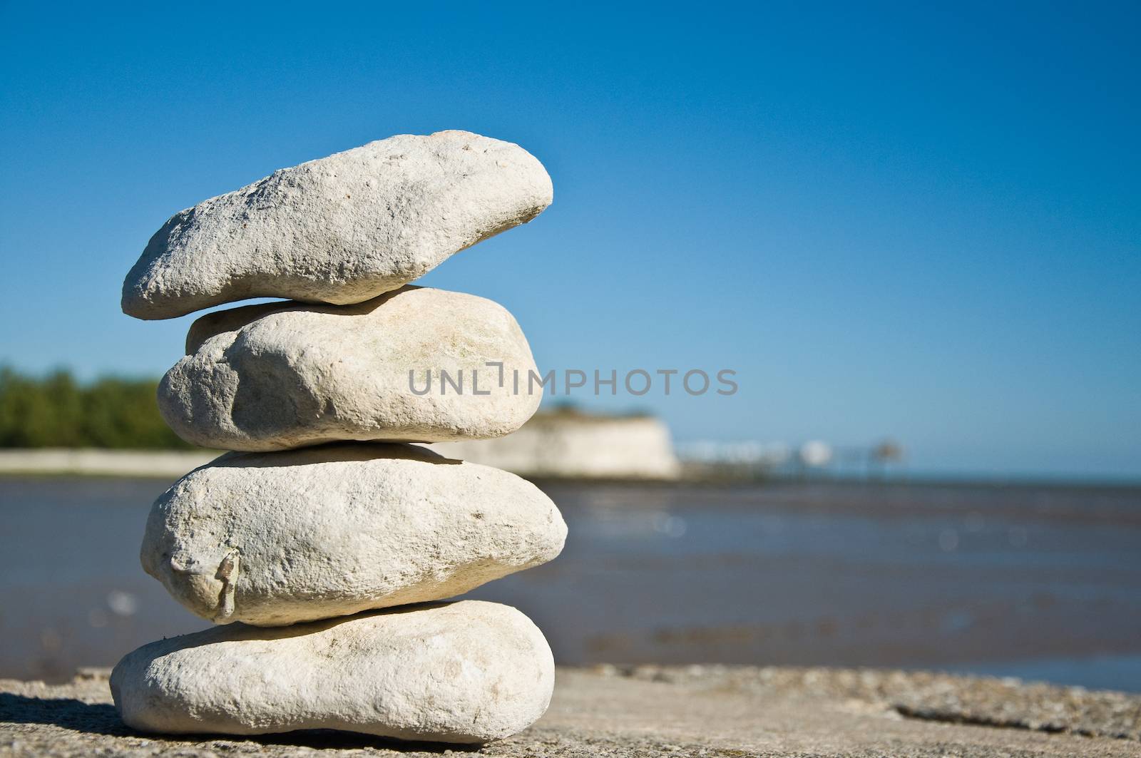 Pebbles on the beach