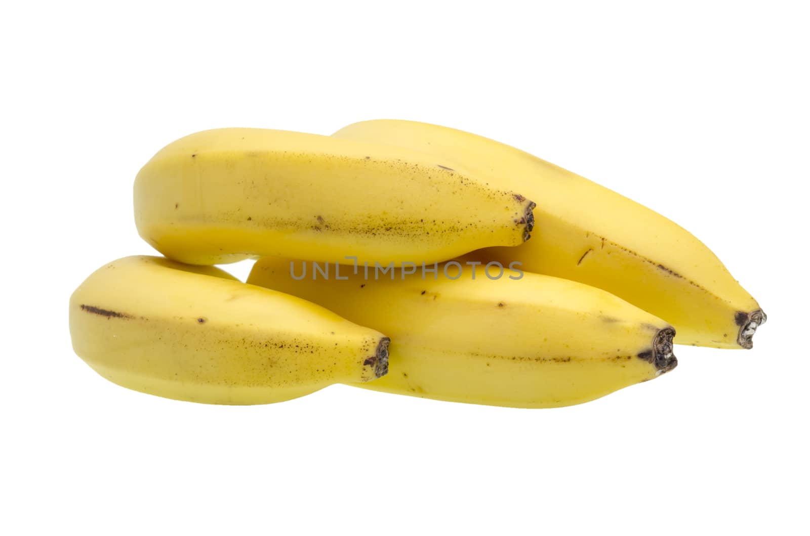 Bunch of bananas isolated on a white background