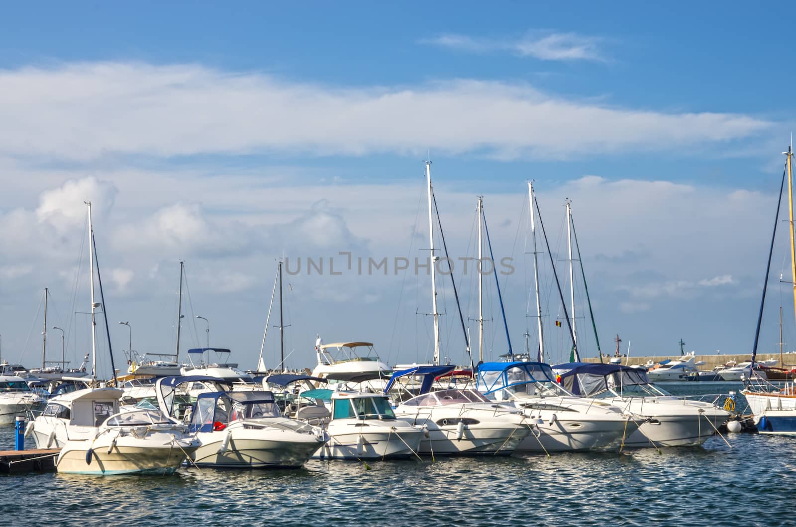 Boat and yacht harbor by savcoco