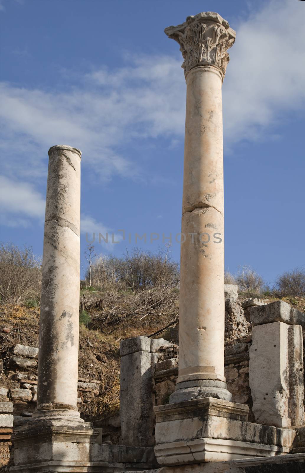 Ancient greek town of Ephesus in Turkey