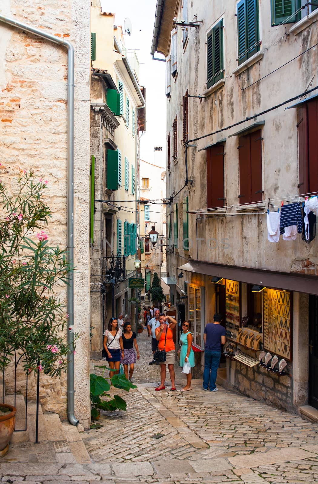 ROVINJ, CROATIA - JULY, 31: View of Rovinj little city in Istria on July 31, 2014