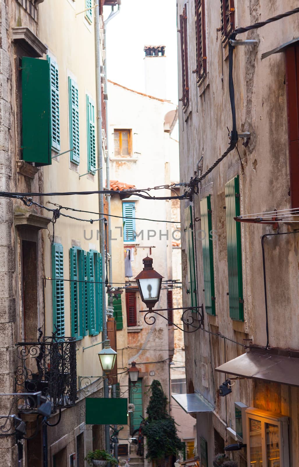 View of Rovinj little city in Istria, Croatia