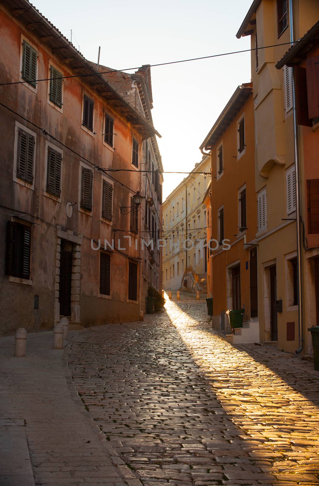 View of Rovinj little city in Istria, Croatia