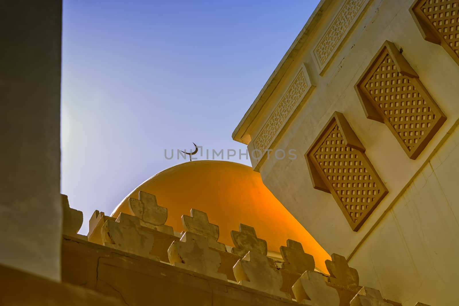 One of the domes in the new grand mosque in Cotobato, Southern Philippines