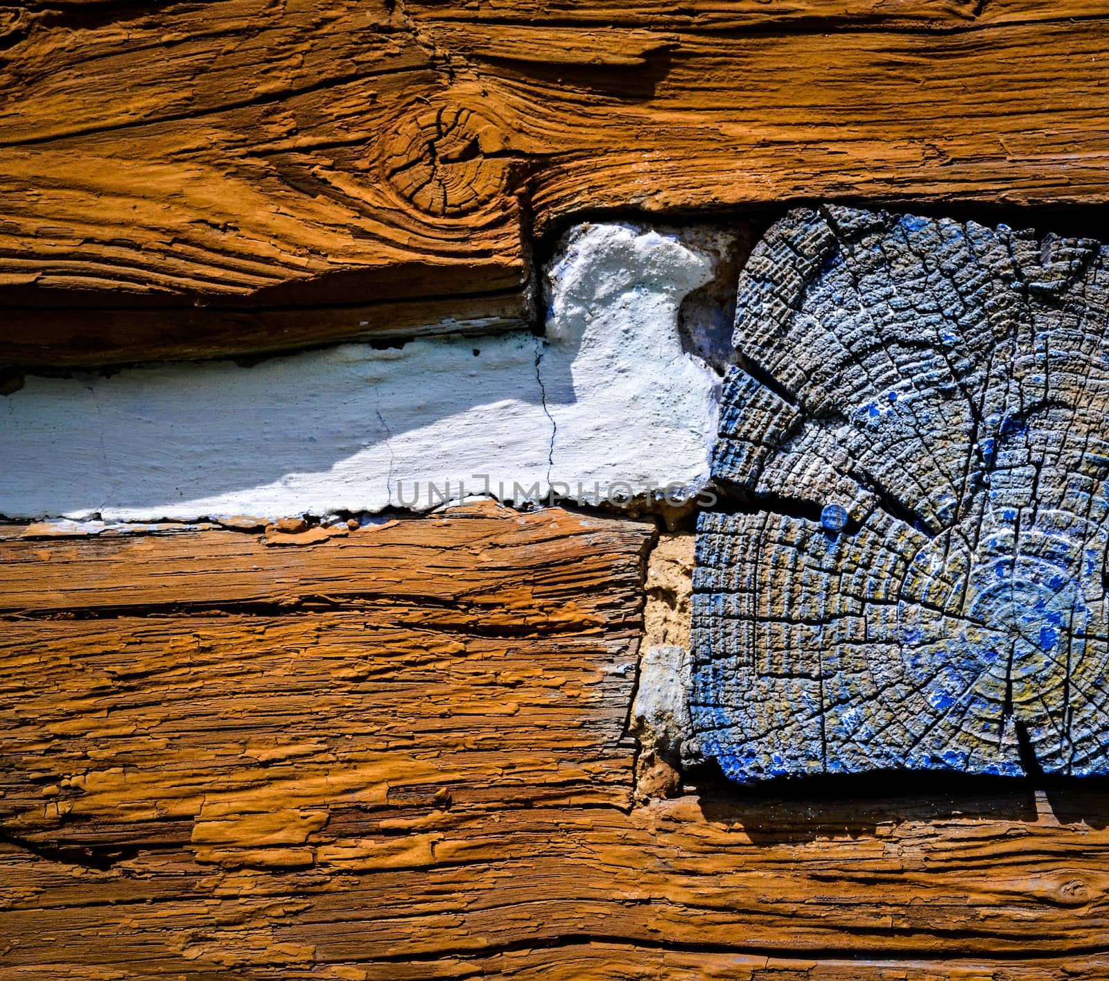 abstract background or texture detail beams log cabin