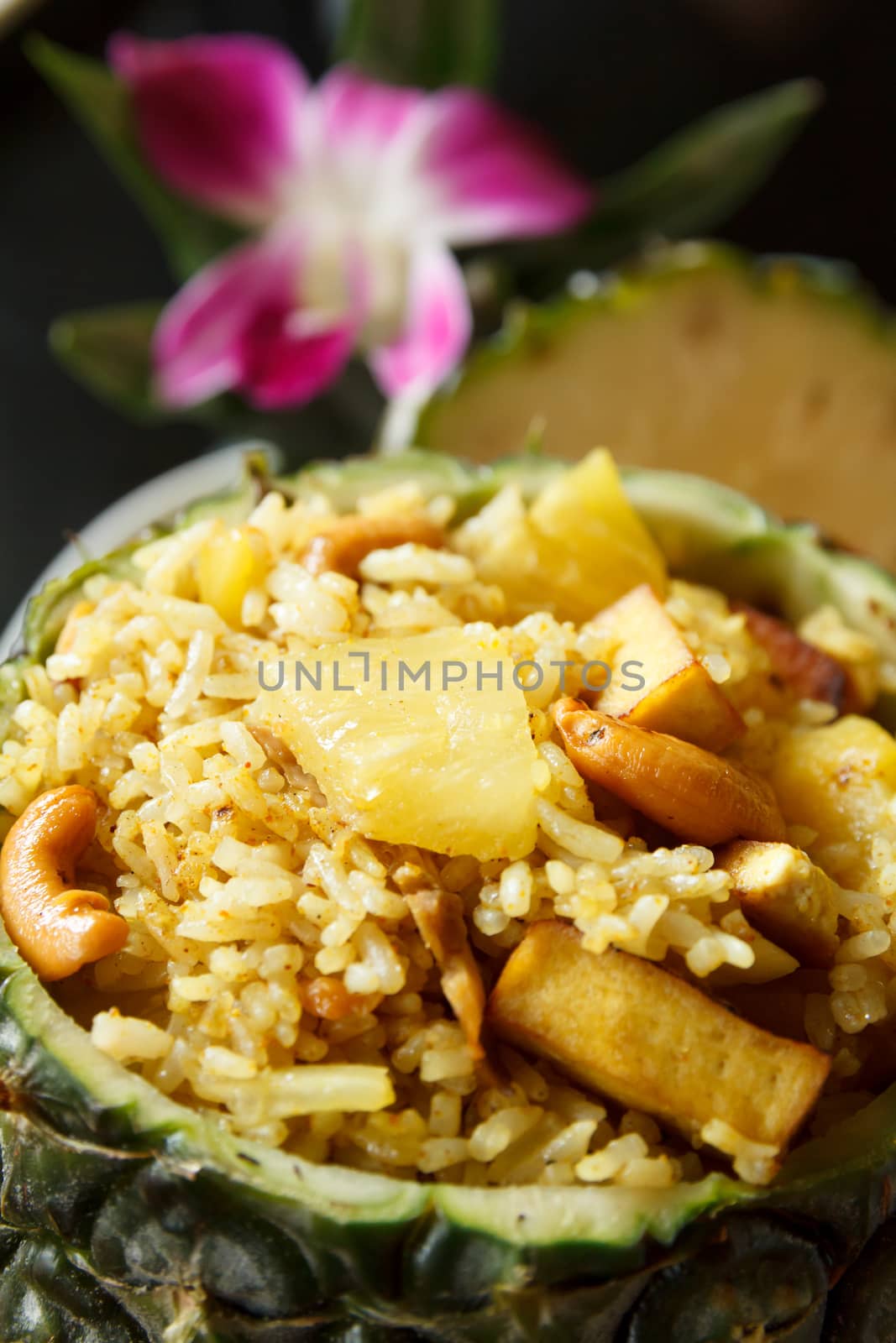 Pineapple Fried Rice (Thai food)