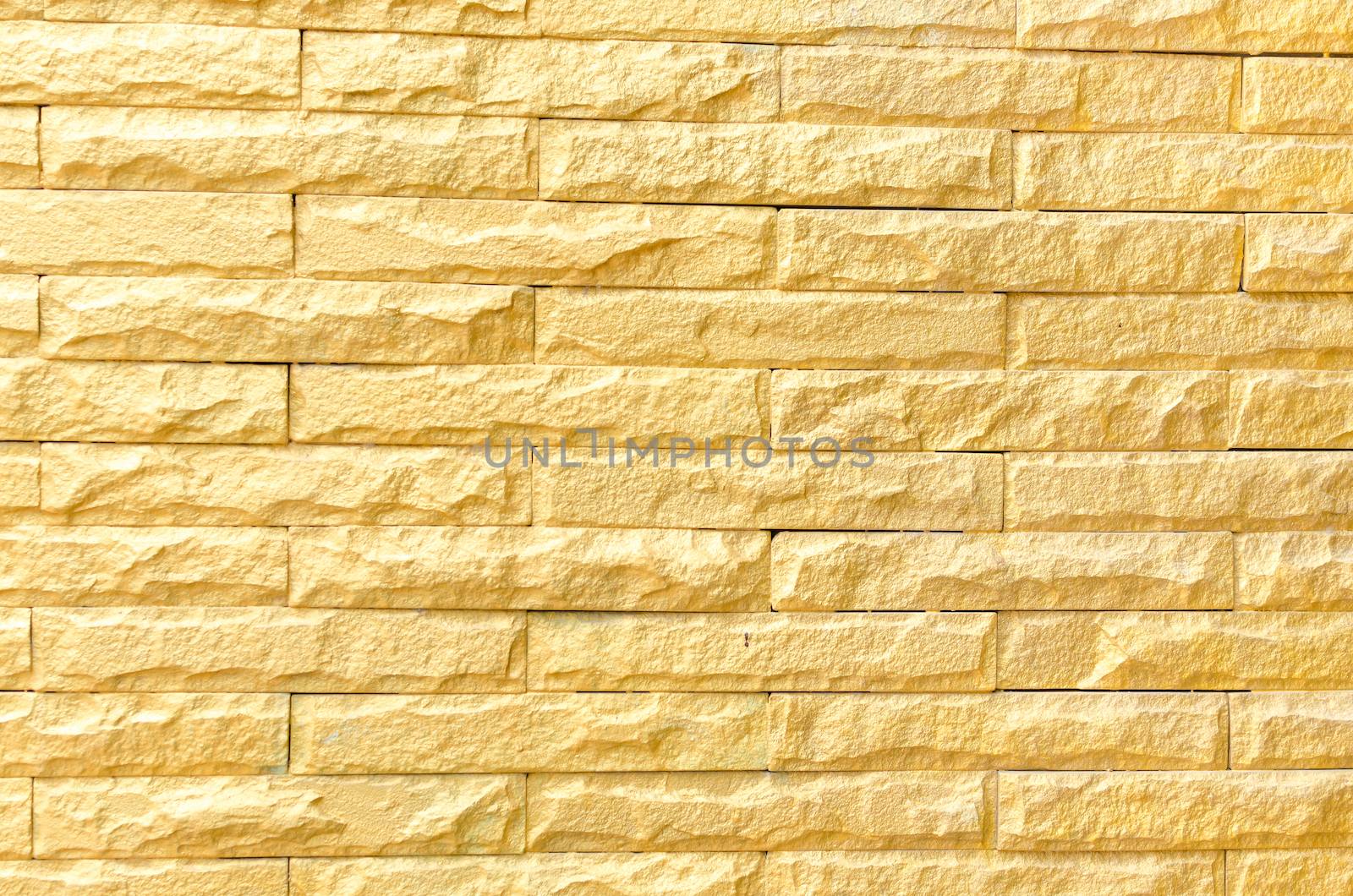 golden brick wall background pattern texture by nopparats