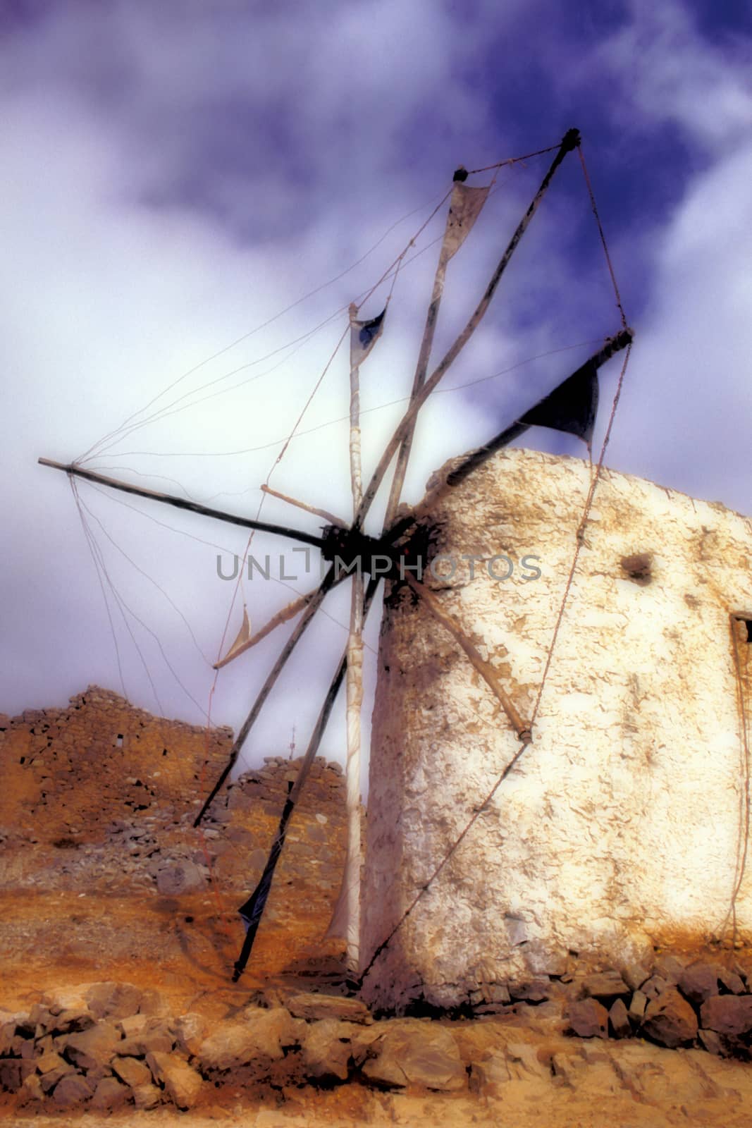 Wind mill in Crete 1991
