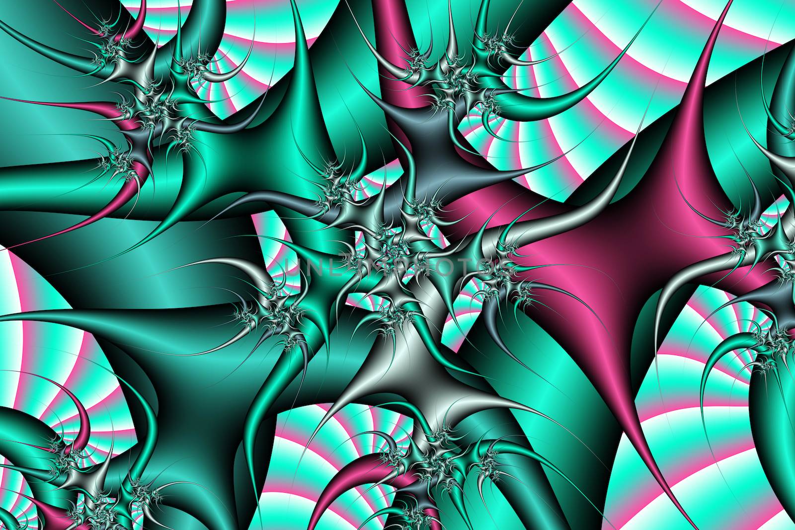 Digital visualization of a fractal