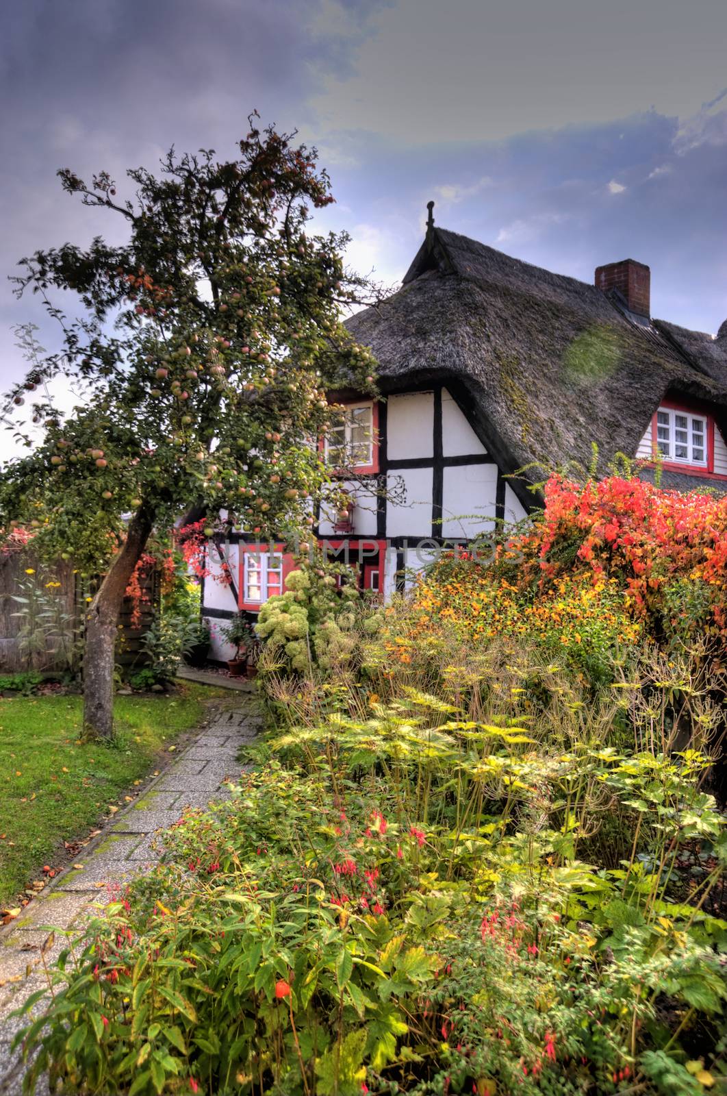 Building near Ahrenshoop in Germany, HDR