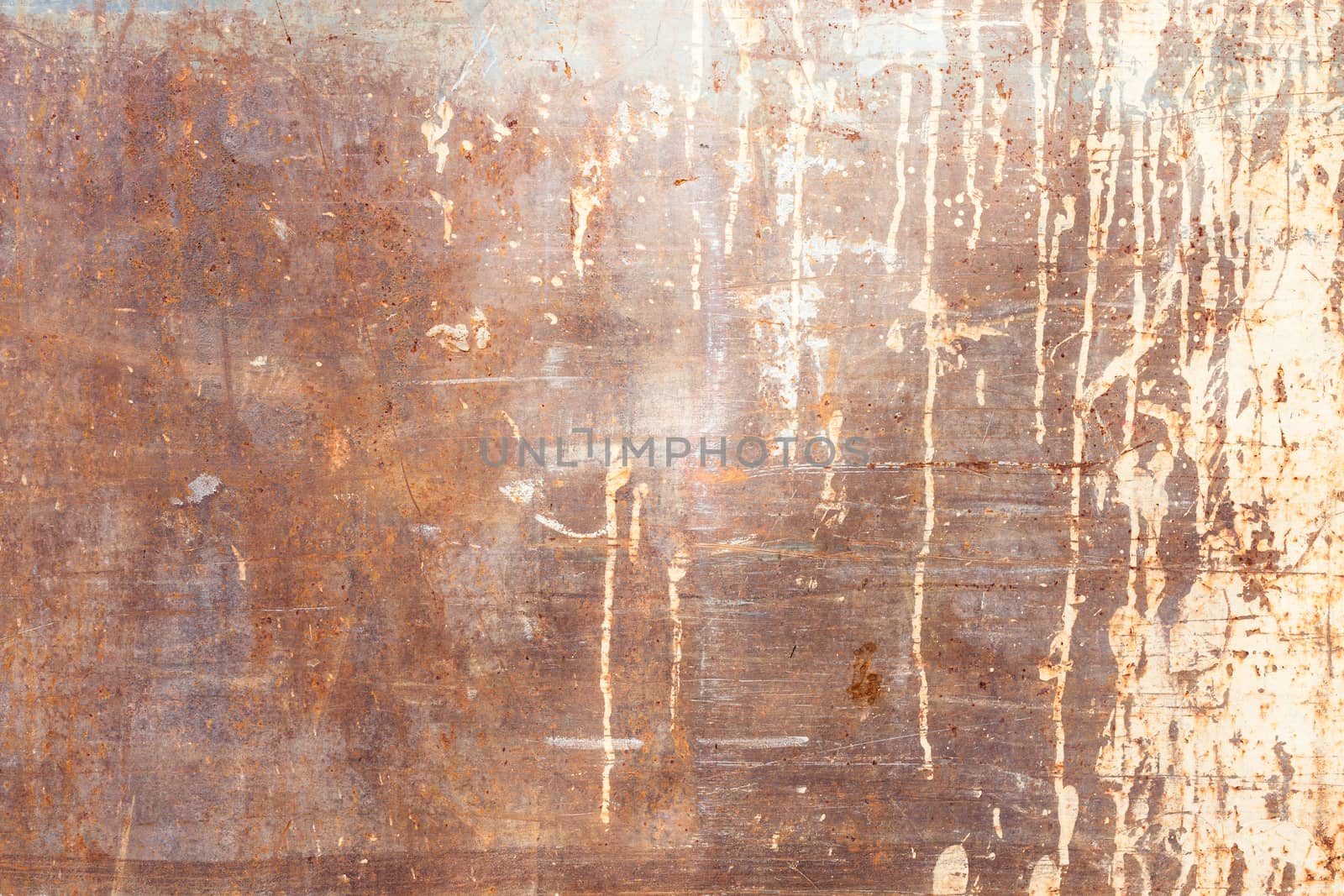 Rusty texture with dripping paint by juhku