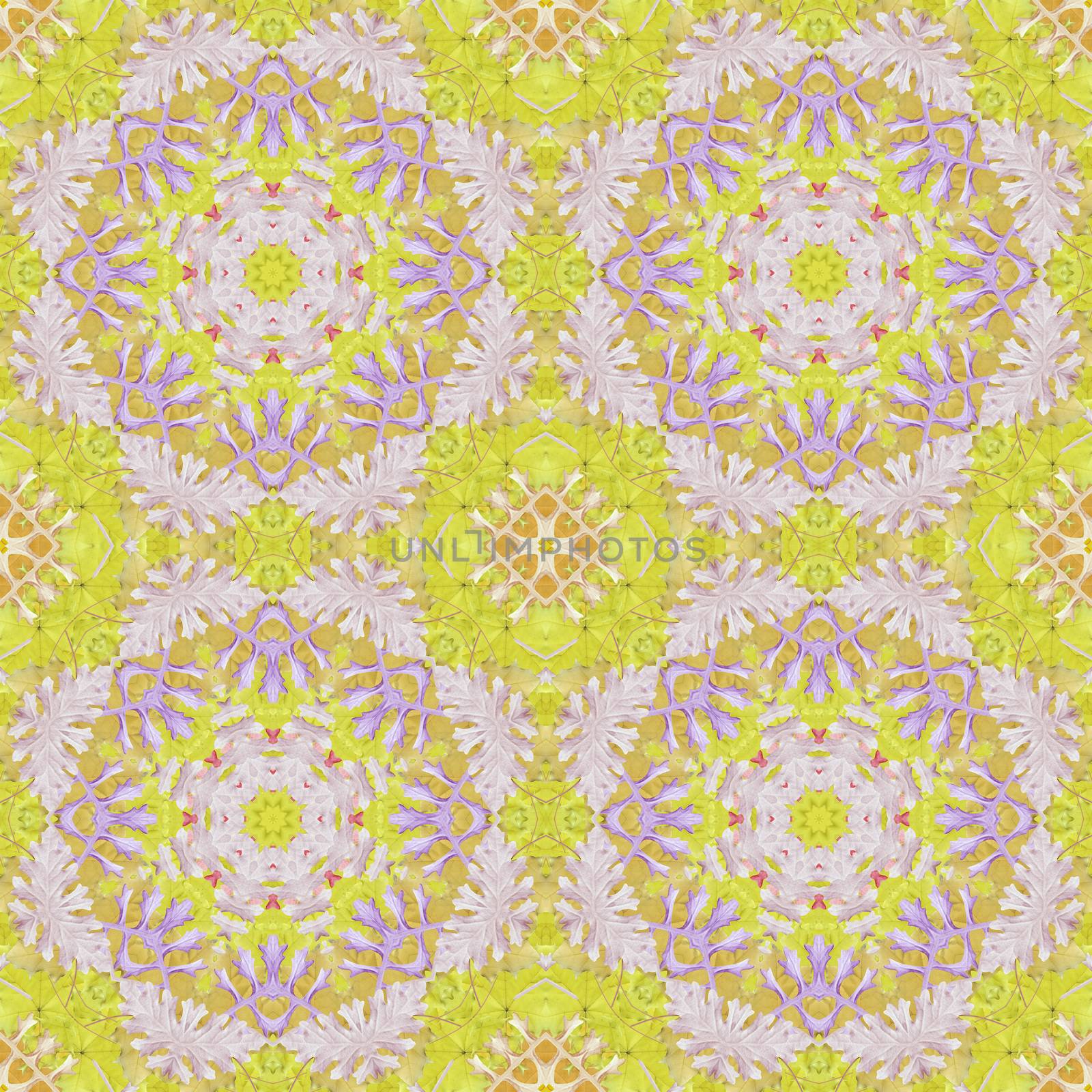 Seamless pattern with colorful leaves by alexcoolok