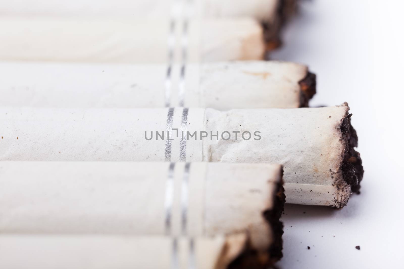A macro shot of some cigarettes