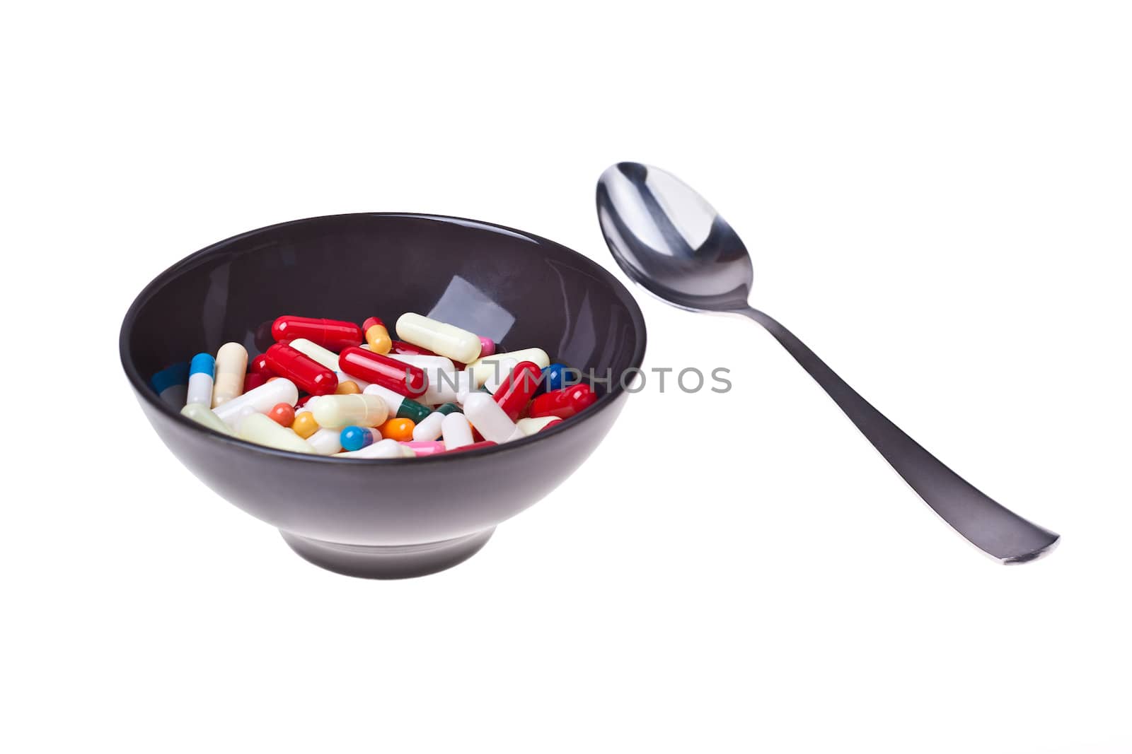 Bowl full of pills by dario_lo_presti