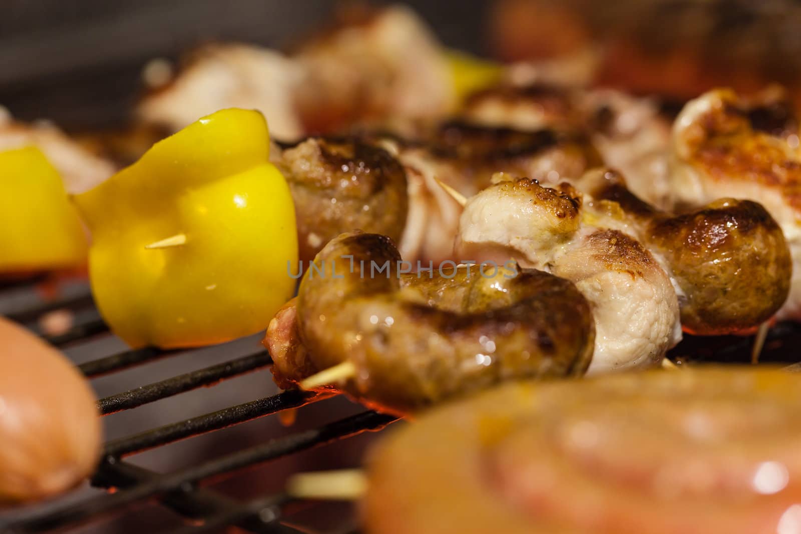 Skewers on the grill by dario_lo_presti