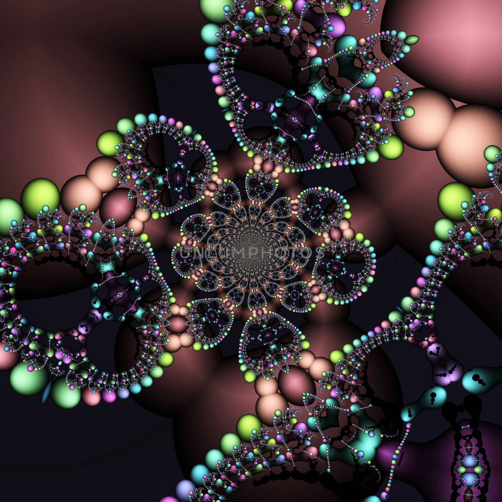 Digital visualization of a fractal