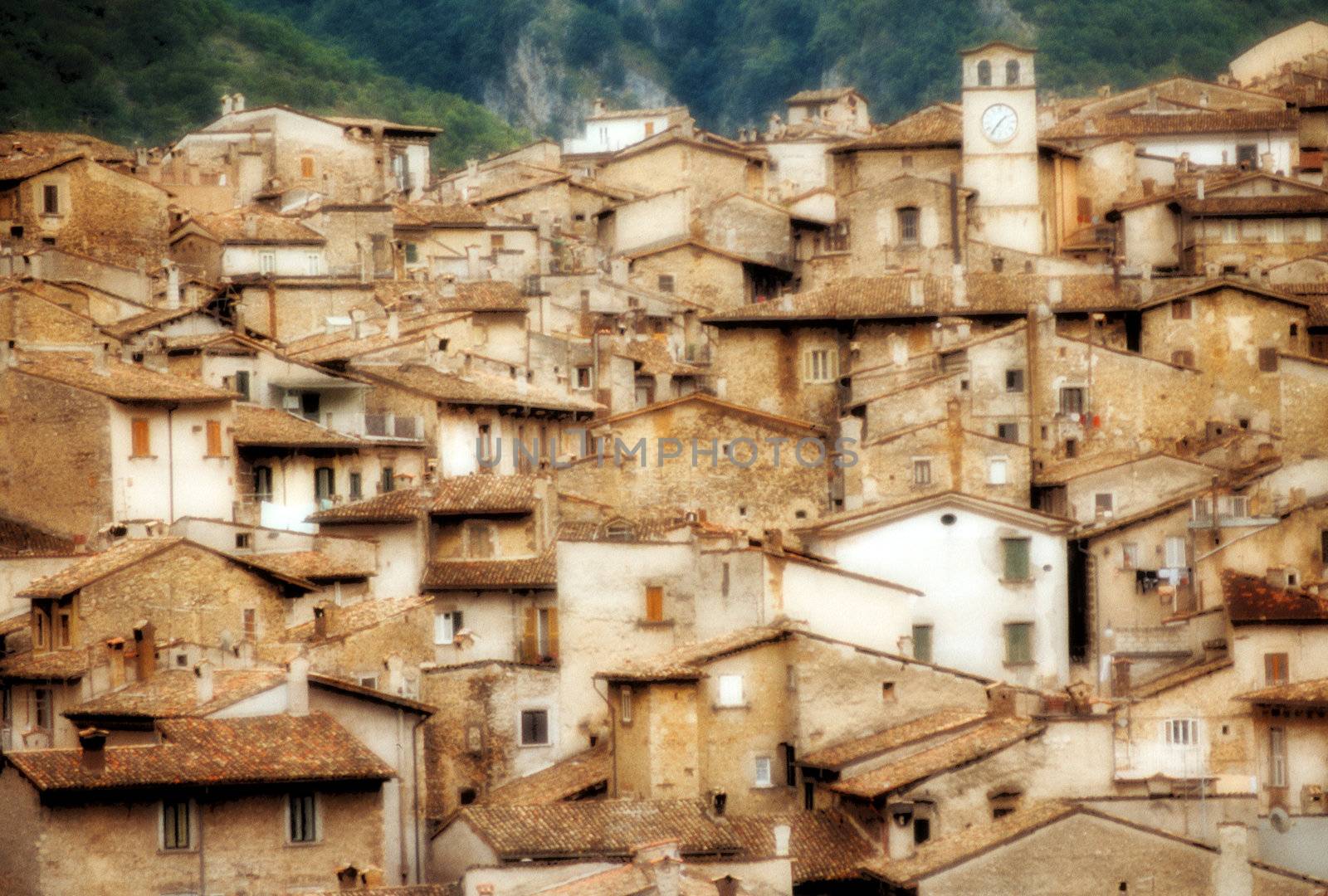Mountain Village in the Abruzzi