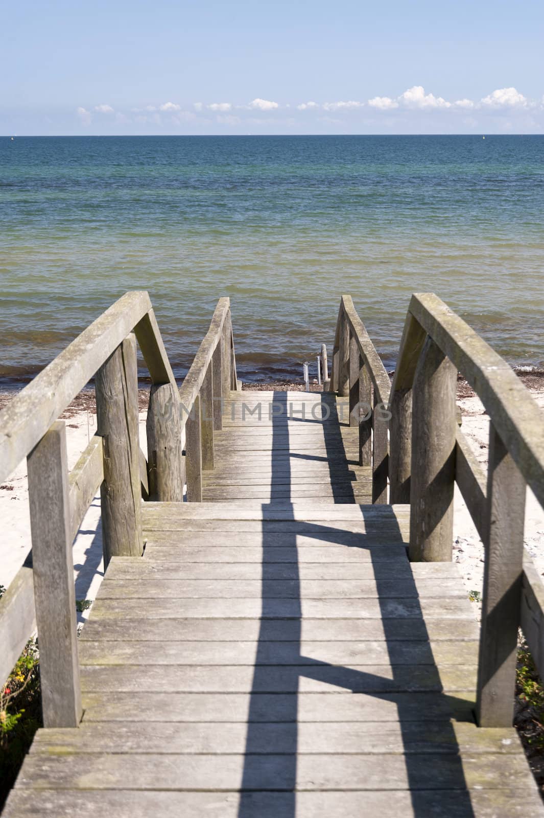 At the Baltic Sea of Howacht in Germany