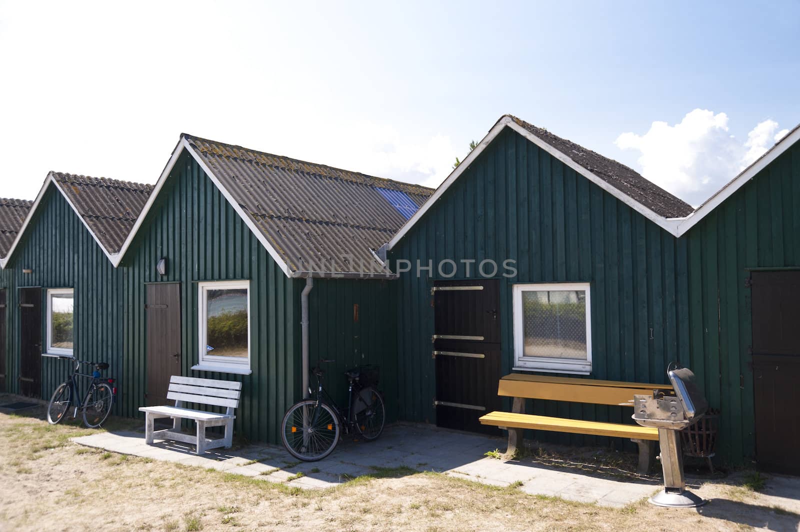 Fishing Huts in Howacht in Germany
