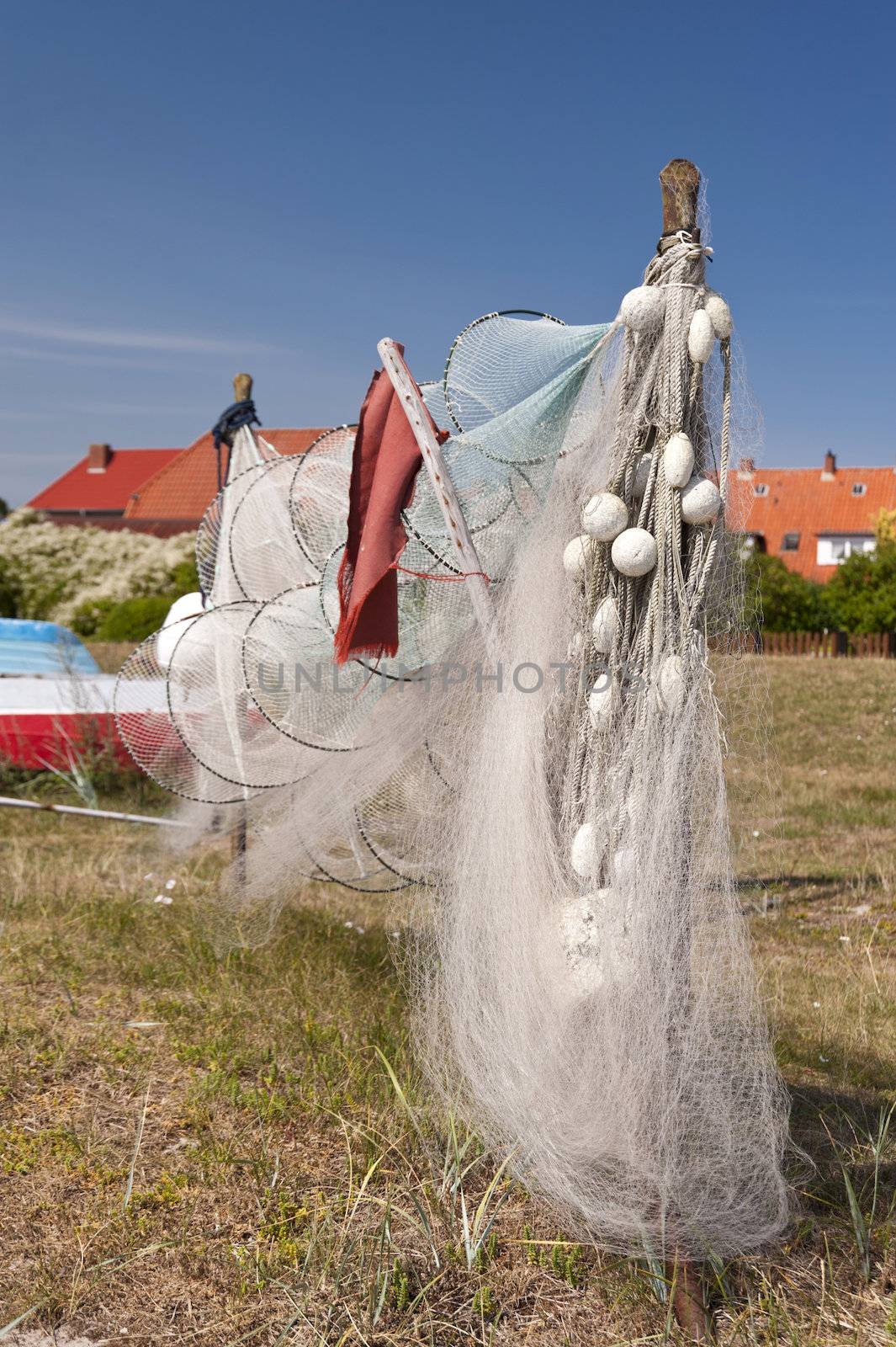 Fishing Nets at the Baltic Sea