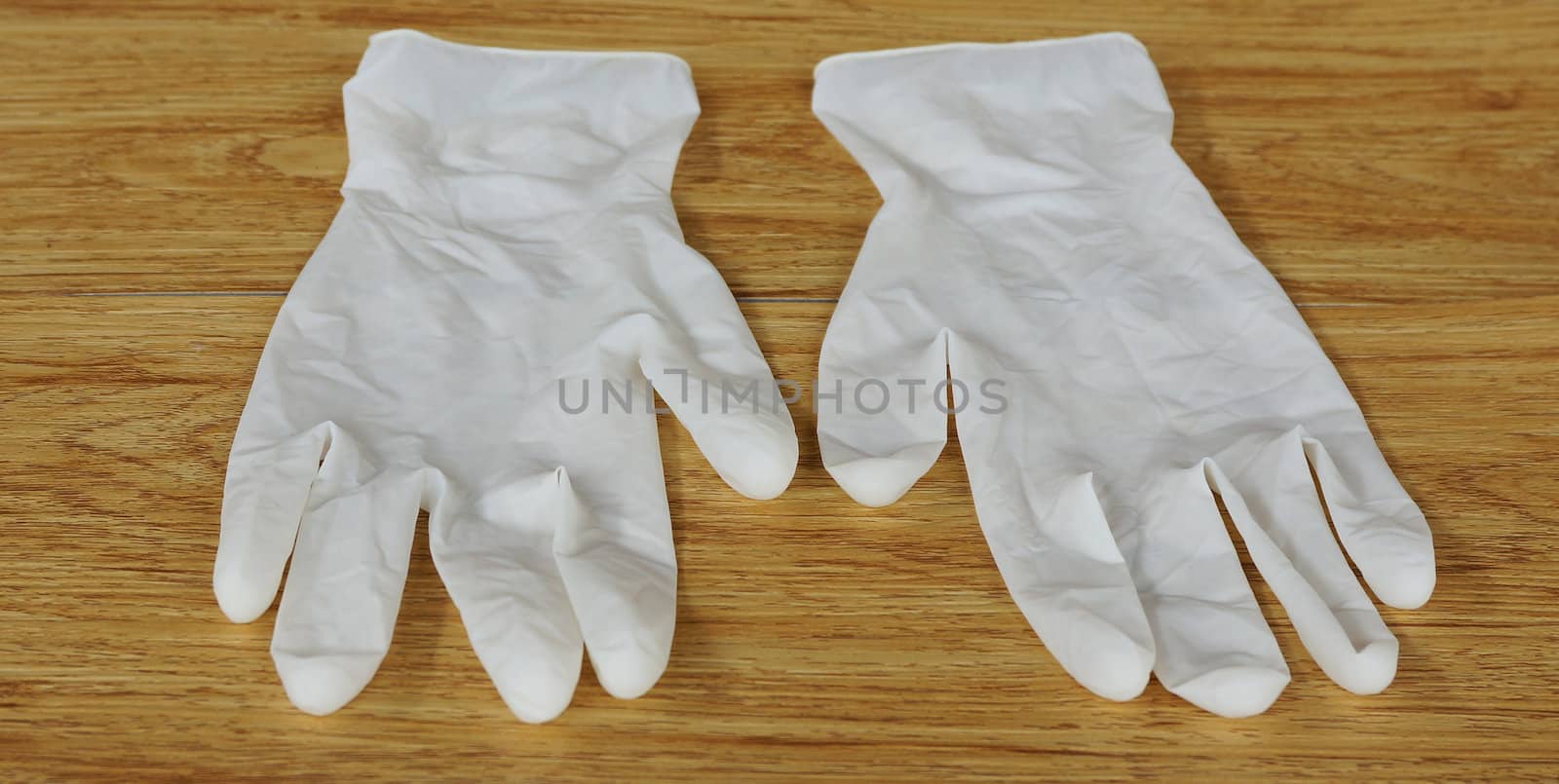 Pair of medical gloves by ninun