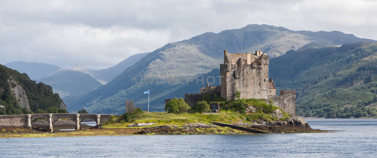 Ruins of an old castle in Scotland