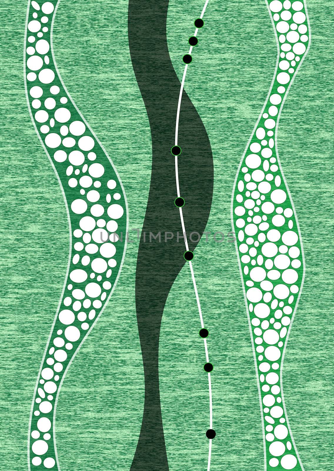 organic plant background seamless wallpaper green pattern
