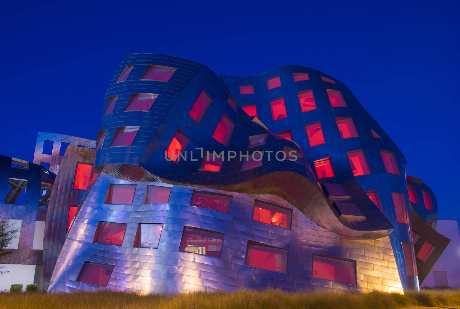 LAS VEGAS - NOV 24 : The Cleveland Clinic Lou Ruvo Center for Brain Health in downtown Las Vegas Nevada on November 24 2013 , the modern building designed by the architect Frank Gehry 